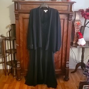 Two Piece Coldwater Creek Midi dress with jacket